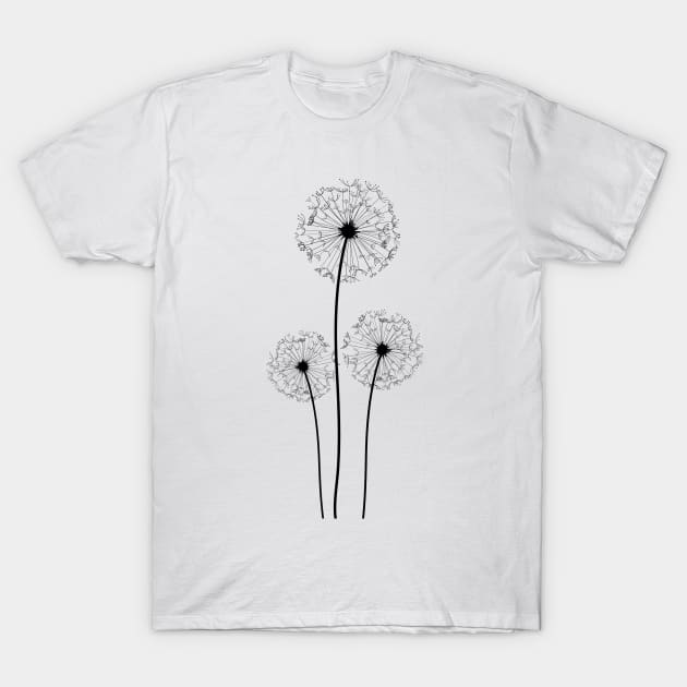 Dandelions T-Shirt by hedehede